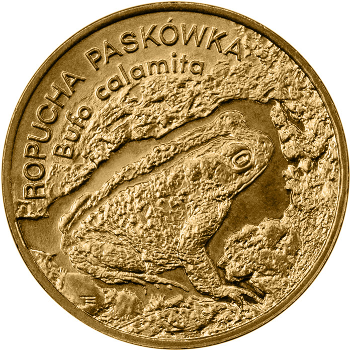2 zloty Natterjack Toad - 1998 - Series: Animals of the World  - Poland