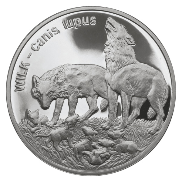 20 zloty Wolf - 1999 - Series: Animals of the World  - Poland