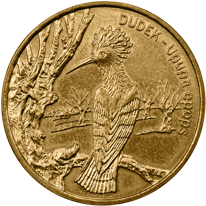 2 zloty Hoopoe - 2000 - Series: Animals of the World  - Poland