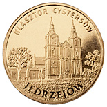 Image of 2 zloty coin - Jędrzejów | Poland 2009.  The Nordic gold (CuZnAl) coin is of UNC quality.