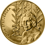 Image of 2 zloty coin - Zofia Stryjeńska | Poland 2011.  The Nordic gold (CuZnAl) coin is of UNC quality.