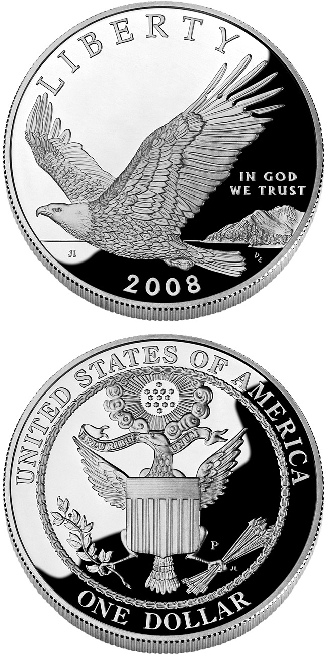 Commemorative silver 1 dollar coins USA COIN SERIES Collector