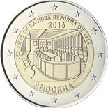2 euro coin 150 years of the New Reform 1866  | Andorra 2016
