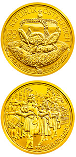100 euro coin Crown of an Archduke  | Austria 2009