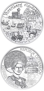 10 euro coin Vorarlberg | Austria 2013