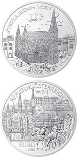 10 euro coin Wien | Austria 2015
