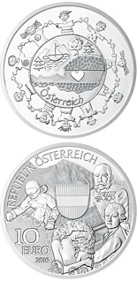 10 euro coin Österreich | Austria 2016