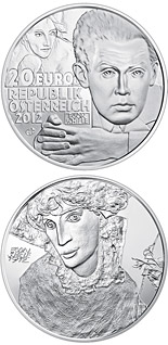 20  coin Egon Schiele | Austria 2012