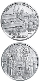 10 euro coin Seckau Abbey | Austria 2008