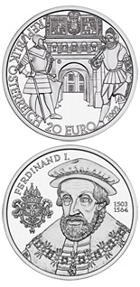 20 euro coin Renaissance Ferdinand I. | Austria 2002
