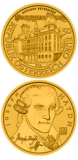 50 euro coin Joseph Haydn | Austria 2004