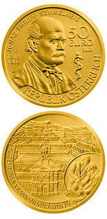 50 euro coin Ignaz Philipp Semmelweis | Austria 2008
