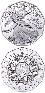 5 euro coin Vienese Waltz | Austria 2013