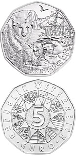5 euro coin Arctic Adventure | Austria 2014