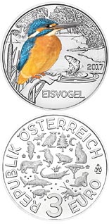 3 euro coin The Kingfisher | Austria 2017