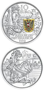 2020 10 Euro Austria Knights Tales Silver Proof Coin Fortitude Hospitallers