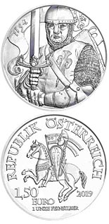 1.5 euro coin Leopold V. - 825th Anniversary of the Austrian Mint | Austria 2019