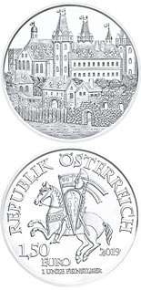 1.5 euro coin Wiener Neustadt - 825th Anniversary of the Austrian Mint | Austria 2019