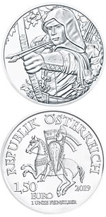 1.5 euro coin Robin Hood - 825th Anniversary of the Austrian Mint | Austria 2019