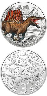 3 euro coin Spinosaurus | Austria 2019