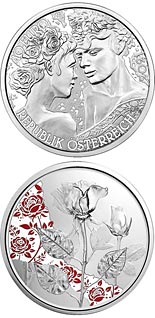 10 euro coin  The Rose | Austria 2021
