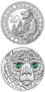 20 euro coin Americas – the Healing Power
of the Bear | Austria 2023