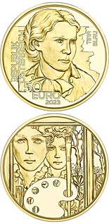 50 euro coin Tina Blau – Painter | Austria 2023