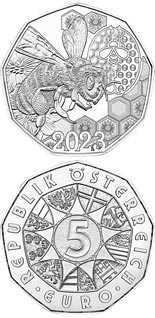 5 euro coin The Waggle Dance | Austria 2023
