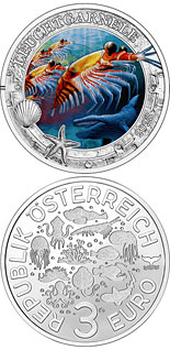 3 euro coin Antarctic Krill | Austria 2023