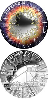 20 euro coin Supernova | Austria 2024