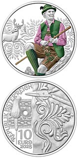 10 euro coin Aufbrezeln – Leather | Austria 2025