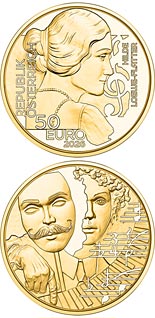 50 euro coin Hilde Loewe-Flatter – Composer | Austria 2026