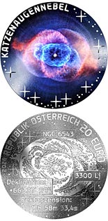 20 euro coin Cat’s Eye Nebula | Austria 2026