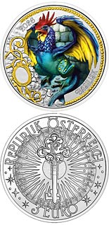 3 euro coin The Basilisk | Austria 2026