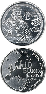 10 euro coin 400. anniversary of the death Justus Lipsius | Belgium 2006