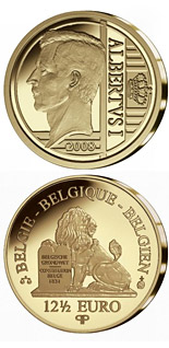 12.5 euro coin Albert I. | Belgium 2008