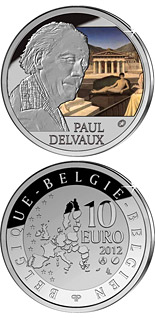 10 euro coin Paul Delvaux | Belgium 2012