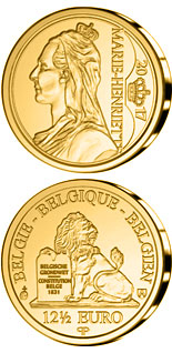 12.5 euro coin Marie Henriette of Austria | Belgium 2017