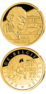 50 euro coin Paul Delvaux | Belgium 2012