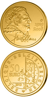 50 euro coin Hugo Claus | Belgium 2013