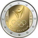 2 euro coin Olympic Games - Rio 2016 | Belgium 2016