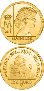 12.5 euro coin Mathilde | Belgium 2015