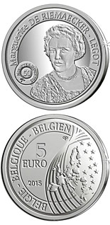 5 euro coin Marguerite de Riemacker-Legot | Belgium 2015