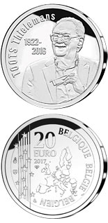 20 euro coin Toots Thielemanns  | Belgium 2017