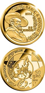 50 euro coin Peter Paul Rubens | Belgium 2018