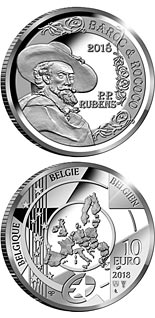10 euro coin Peter Paul Rubens | Belgium 2018
