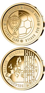 2.5 euro coin Belgium national football team Red Devils | Belgium 2018