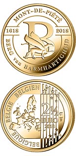 2.5 euro coin 400 Years Mount of Piety | Belgium 2018