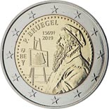 2 euro coin 450th Anniversary of the Death of Pieter Bruegel the Elder | Belgium 2019