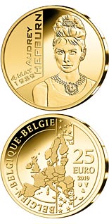 25 euro coin Audrey Hepburn | Belgium 2019